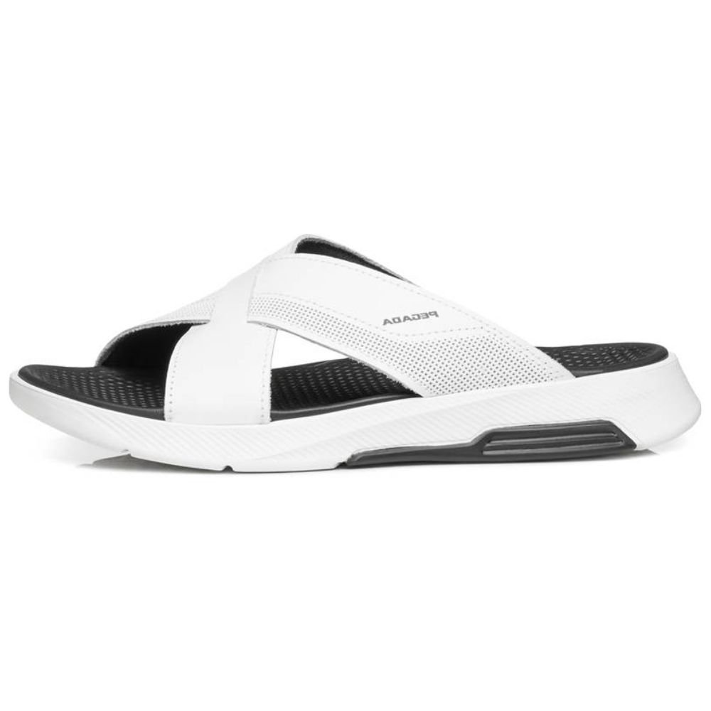 Chinelo Masculino Slide Branco Pegada 134702-01 Branco 2