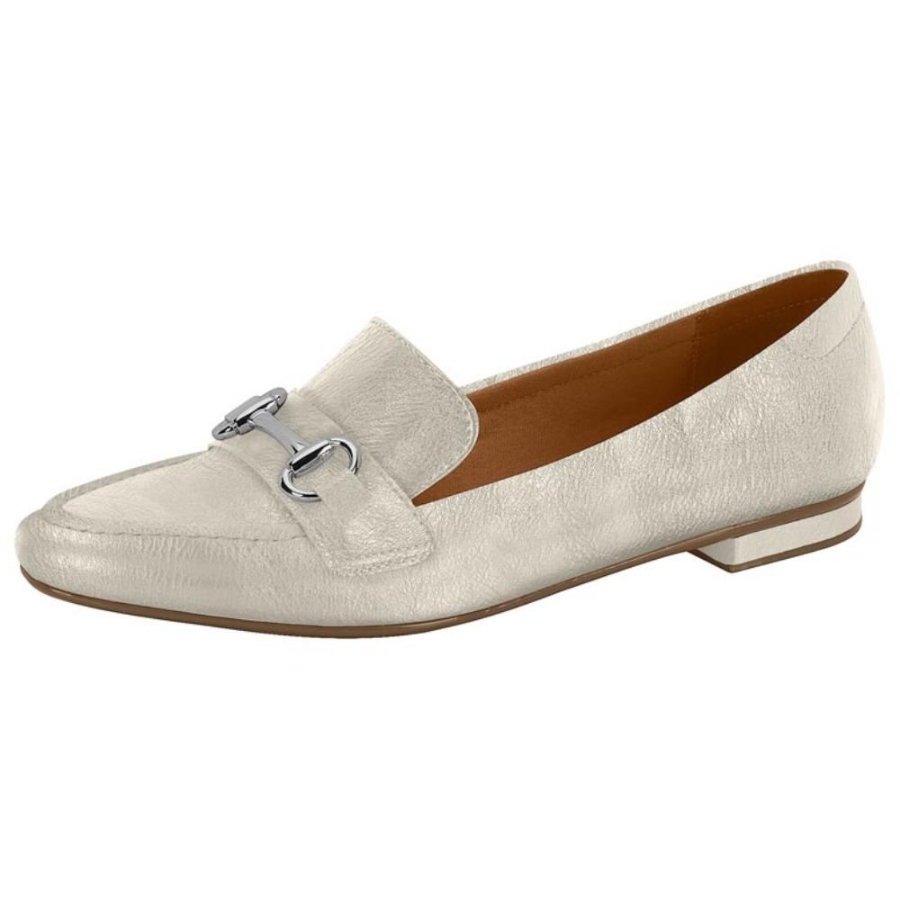 Mocassim Feminino Loafer Branco Off Vizzano 1351.106 Branco 2