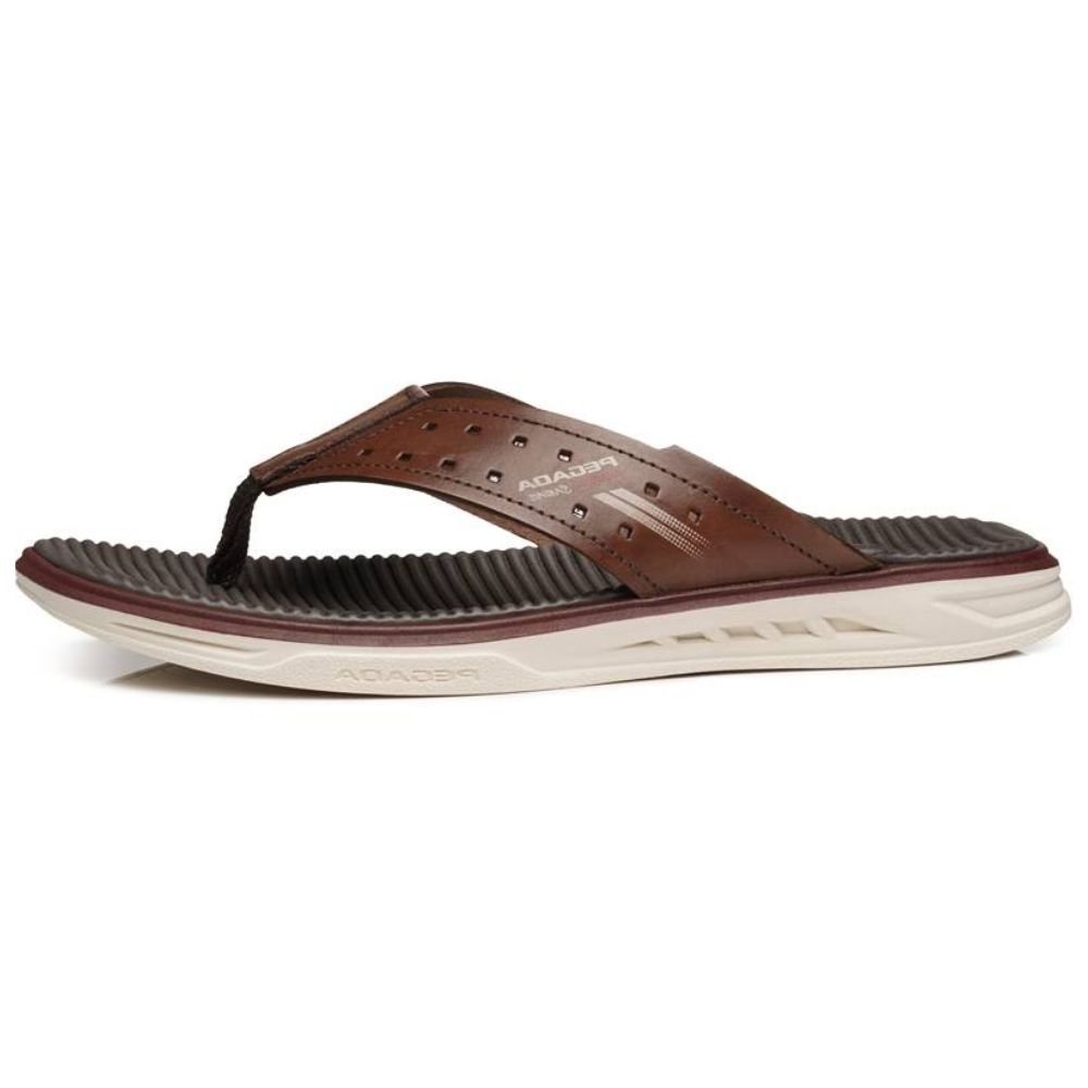 Chinelo Masculino Maui Pinhão Pegada 134652-01 Marrom 2