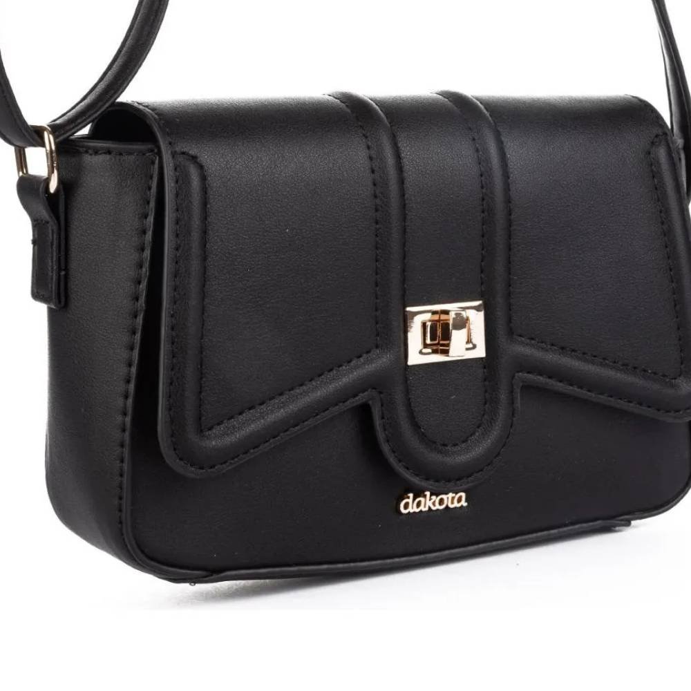 Bolsa Feminina Transversal Preto Dakota DK134-0001 Preto 2