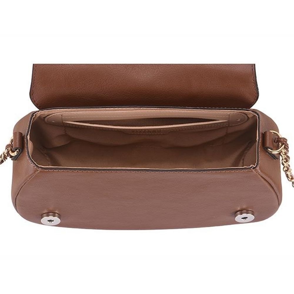 Bolsa Feminina Crossbody Capuccino Vizzano 10102.1 Bege/Marrom 3
