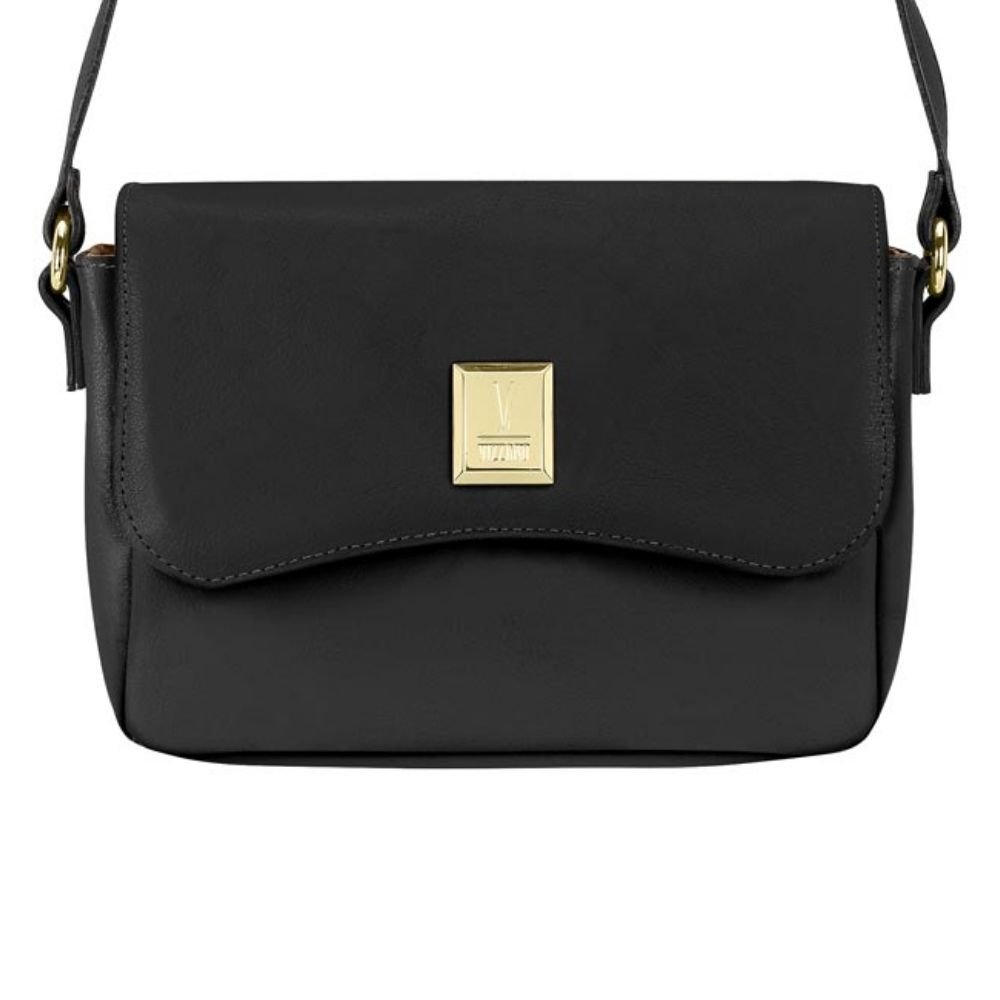 Bolsa Feminina Crossbody Preto Vizzano 10054.5
