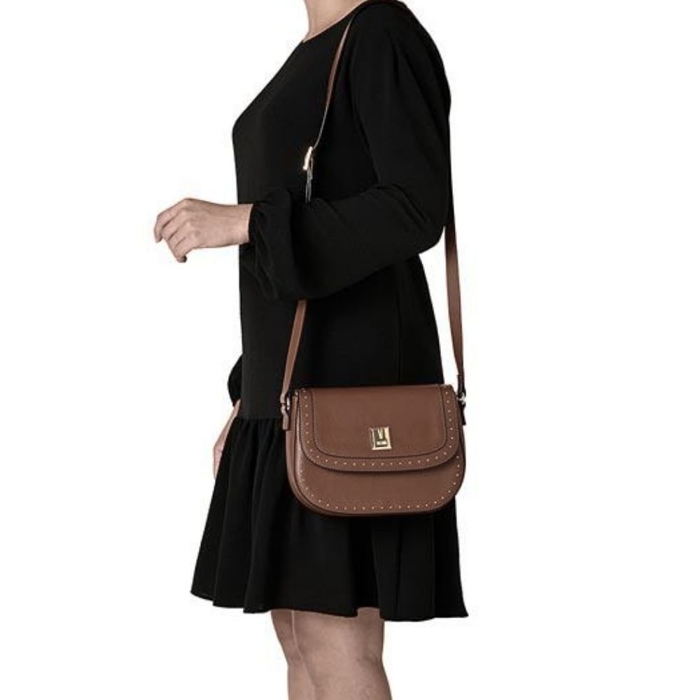 Bolsa Feminina Crossbody Capuccino Vizzano 10085.2 Marrom 2