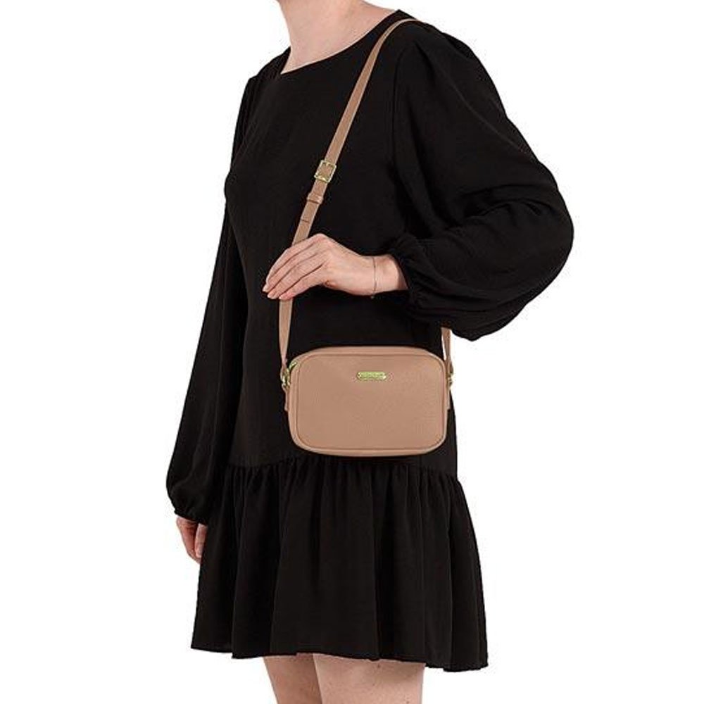 Bolsa Feminina Crossbody Nude Beira Rio 80016.1 Nude 2