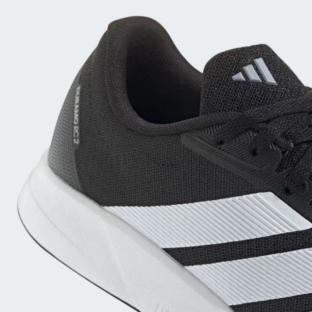 Tênis Esportivo Masculino Duramo RC2 Running Preto Branco Adidas HQ0214 Preto 3
