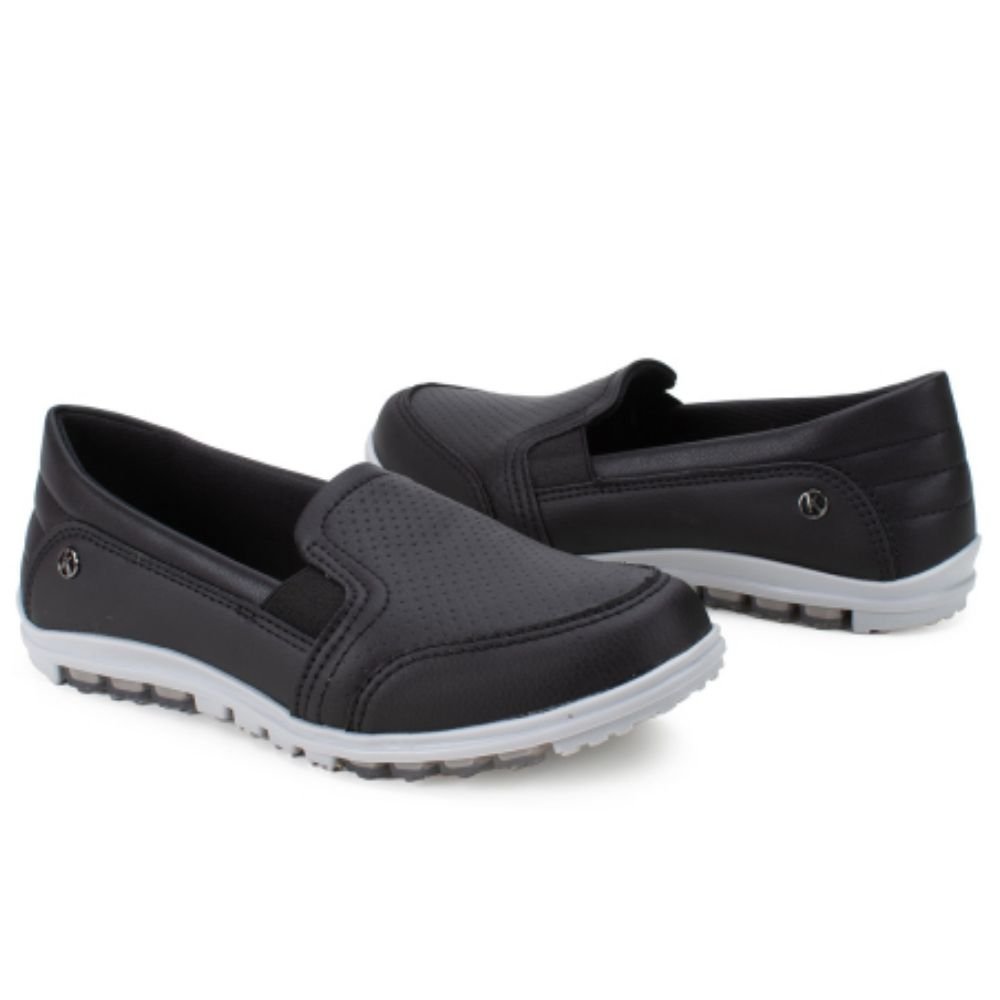 Tênis Feminino Slip On Preto Kolosh C0527A-0001 Preto 3