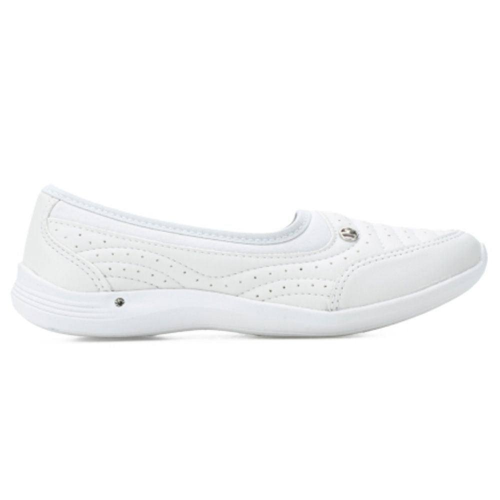 Tênis Feminino Sapatilha Slip On Branco Kolosh C3182-0002