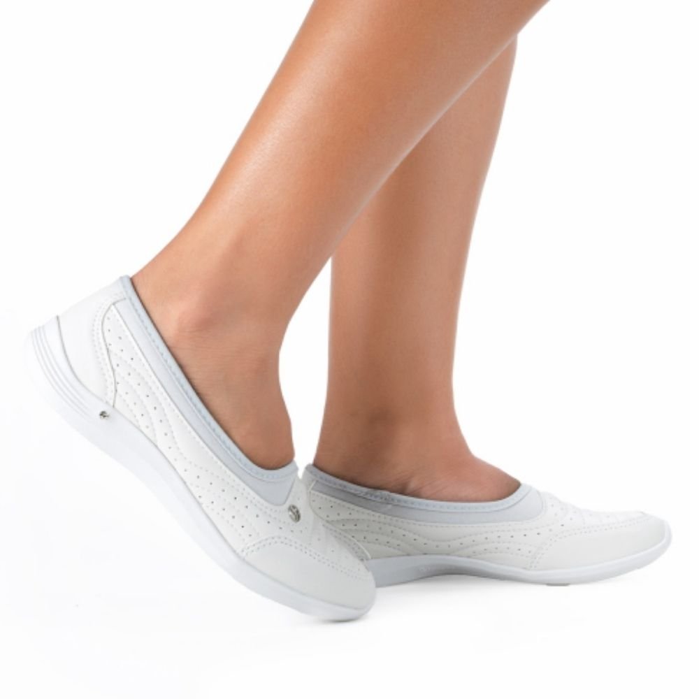 Tênis Feminino Sapatilha Slip On Branco Kolosh C3182-0002 Branco 2