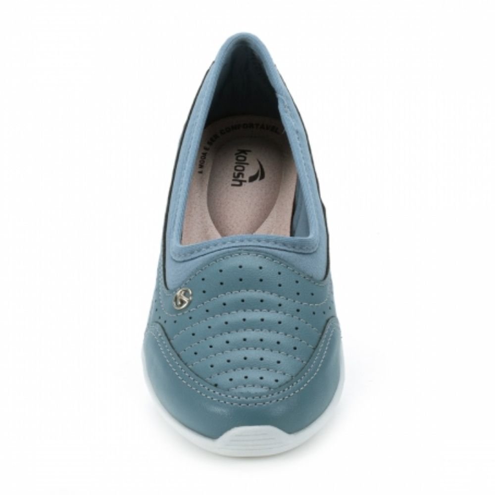 Tênis Feminino Sapatilha Slip On Seal Kolosh C3182-0005 Azul 4