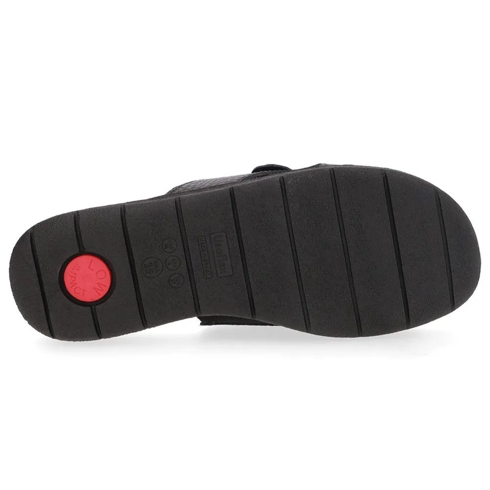 Tamanco Feminino Fecho Flex Preto Usaflex AA30017 Preto 4