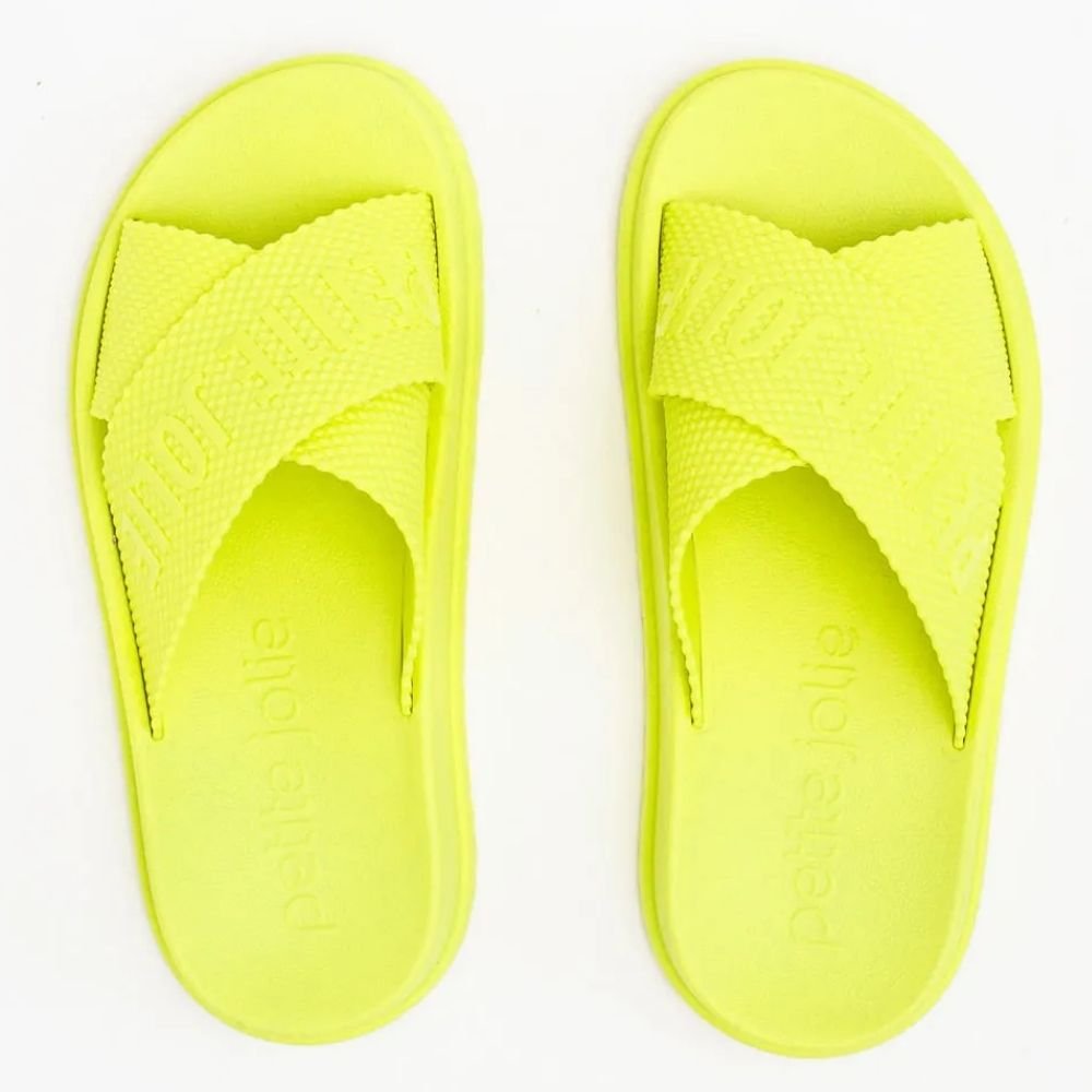 Chinelo Slide Feminino Smash Limão Petite Jolie PJ6812II Amarelo 4