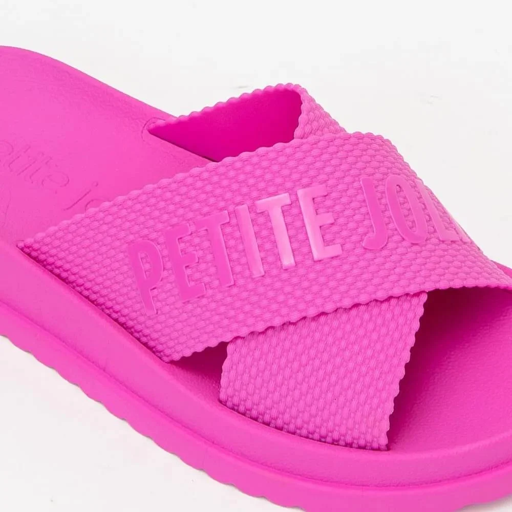Chinelo Slide Feminino Smash Fúcsia Petite Jolie PJ6812II Pink 3