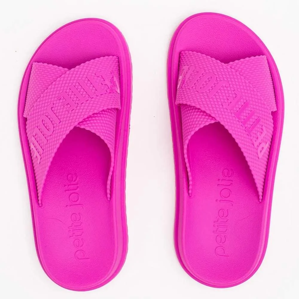 Chinelo Slide Feminino Smash Fúcsia Petite Jolie PJ6812II Pink 4