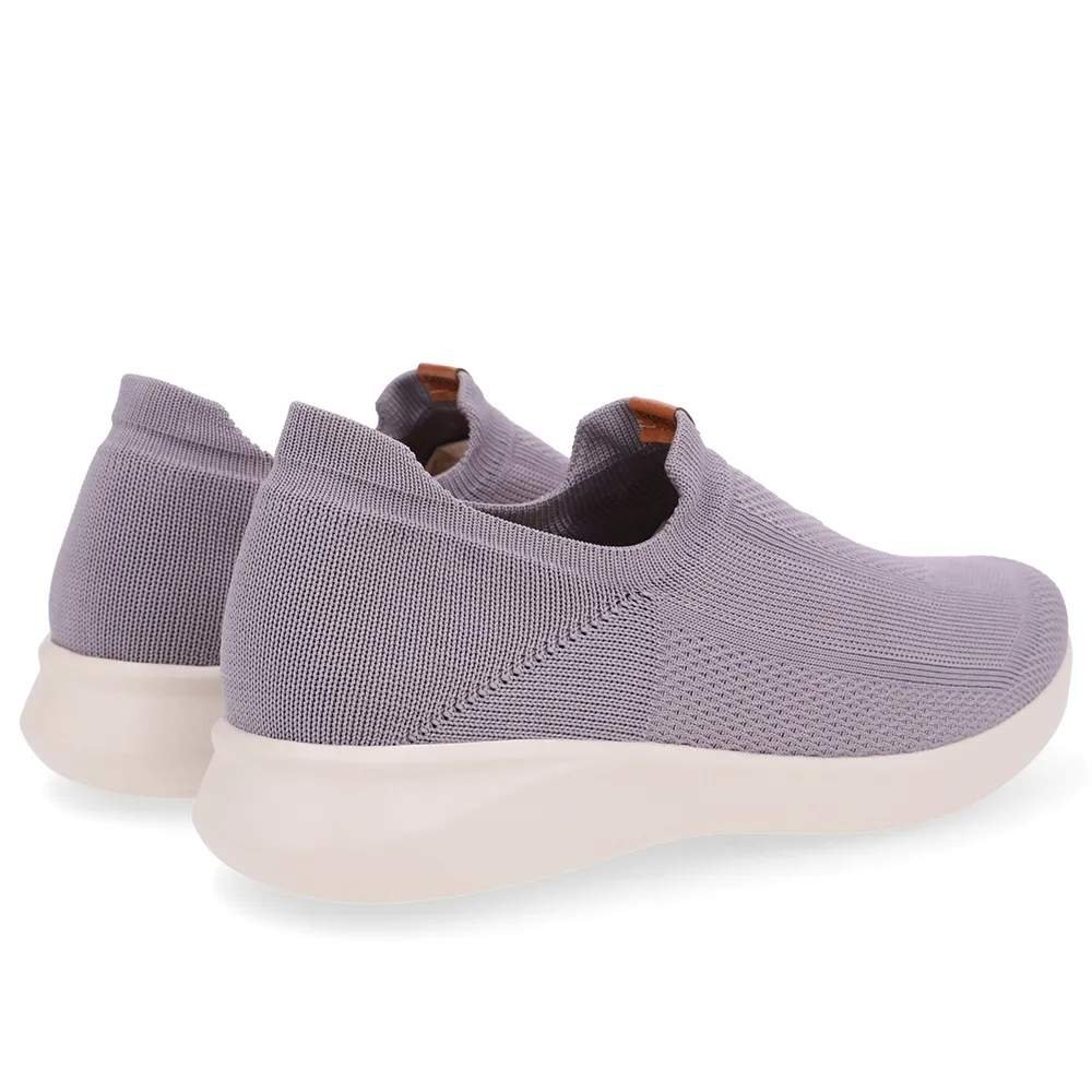 Tênis Casual Feminino Tricot Cinza Usaflex UD03005 Cinza 4