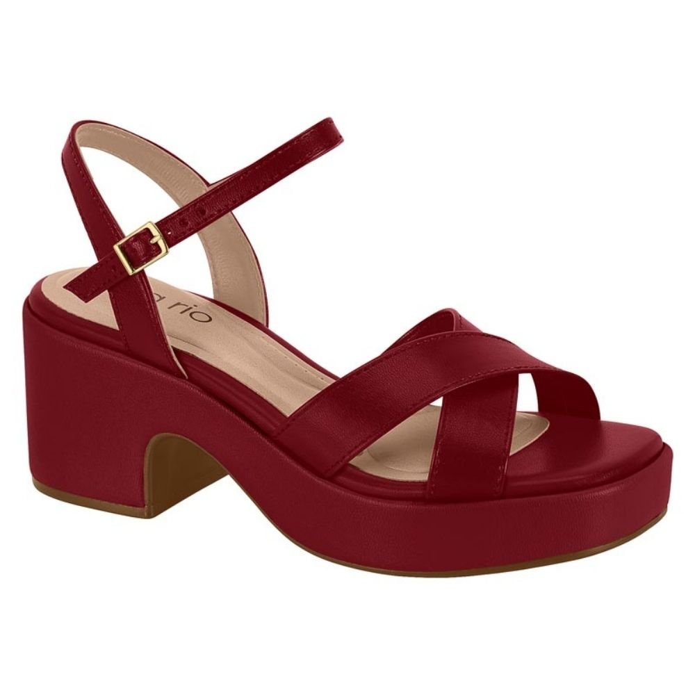 Sandália Feminina Anabela Cherry Beira Rio 8517.106