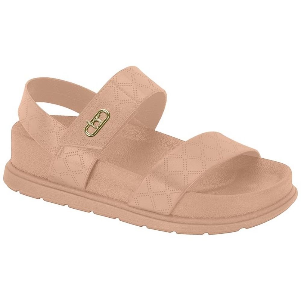 Sandália Papete Feminina Escócia Nude Beira Rio 8534.102