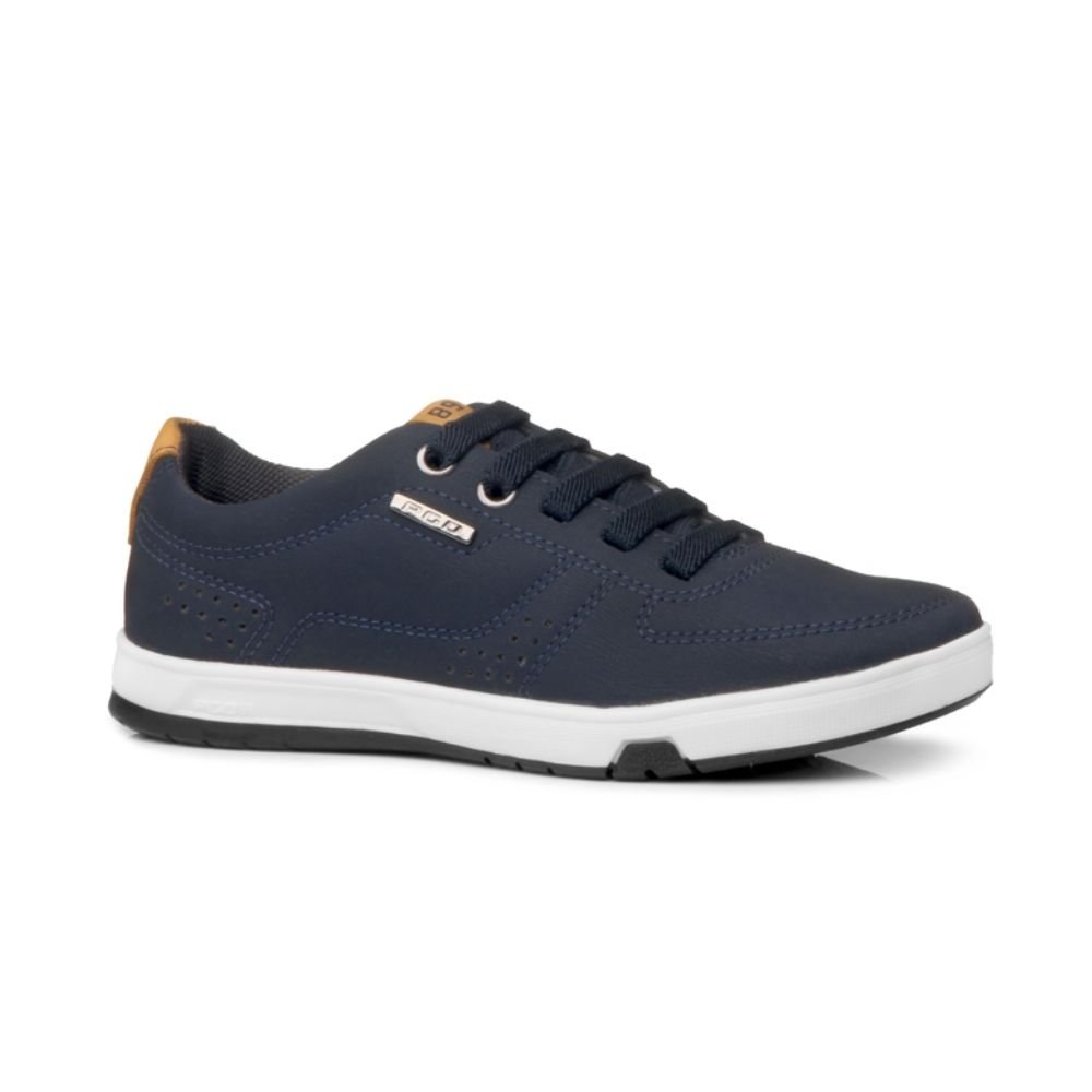 Sapatênis Infantil Masculino Microfibra Navy Pegada 370418-05
