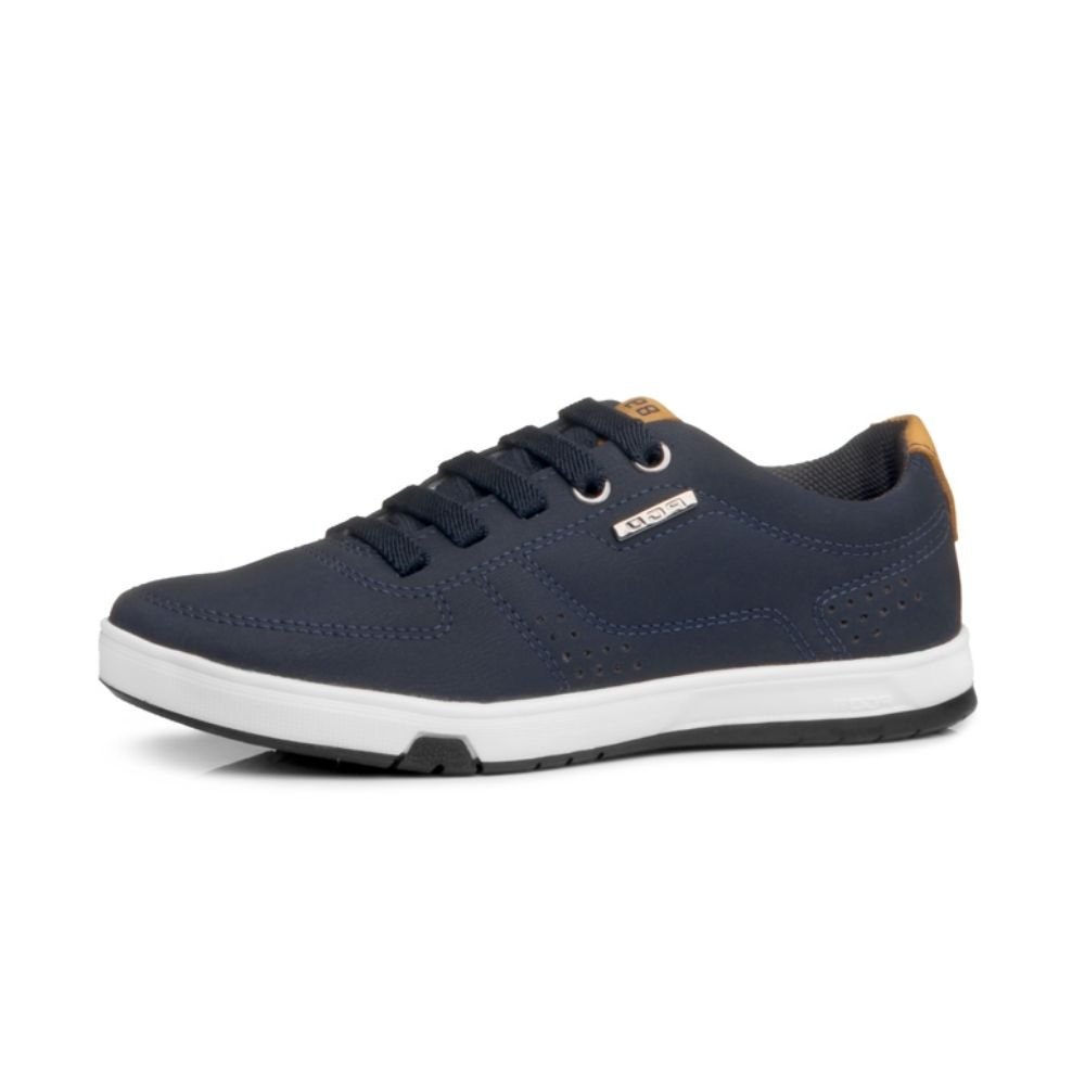 Sapatênis Infantil Masculino Microfibra Navy Pegada 370418-05 Azul Marinho 2