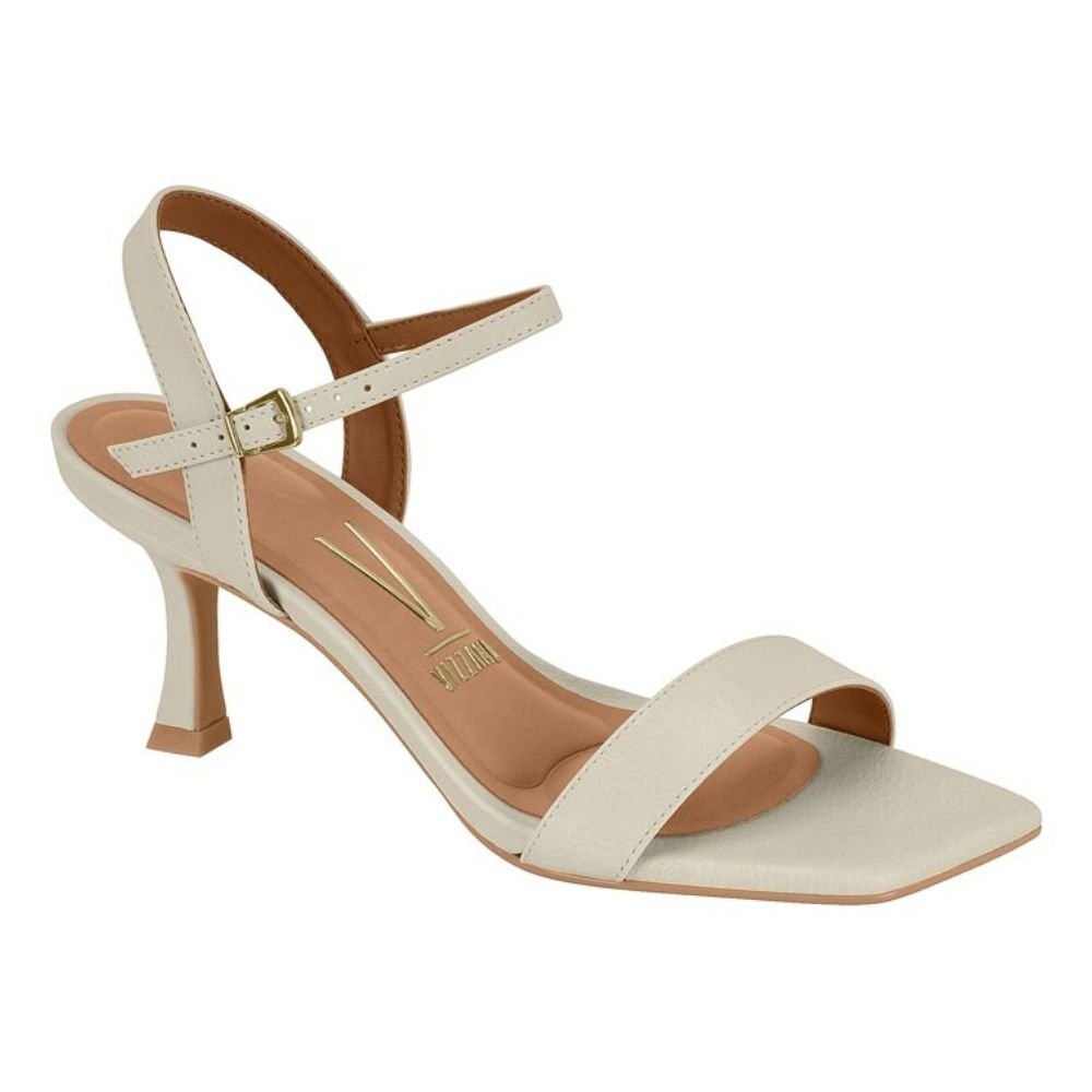Sandália Feminina Salto Taça Branco Off Vizzano 6536.113