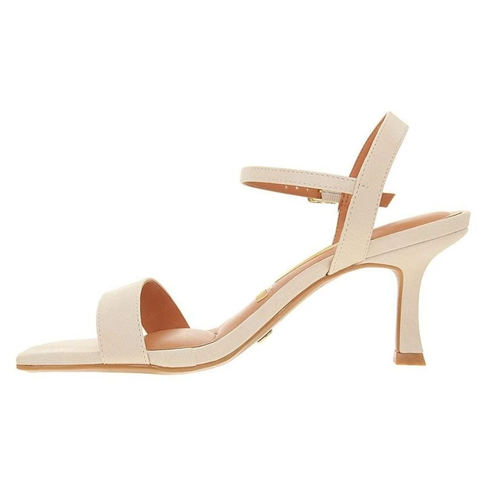 Sandália Feminina Salto Taça Branco Off Vizzano 6536.113 Branco 3