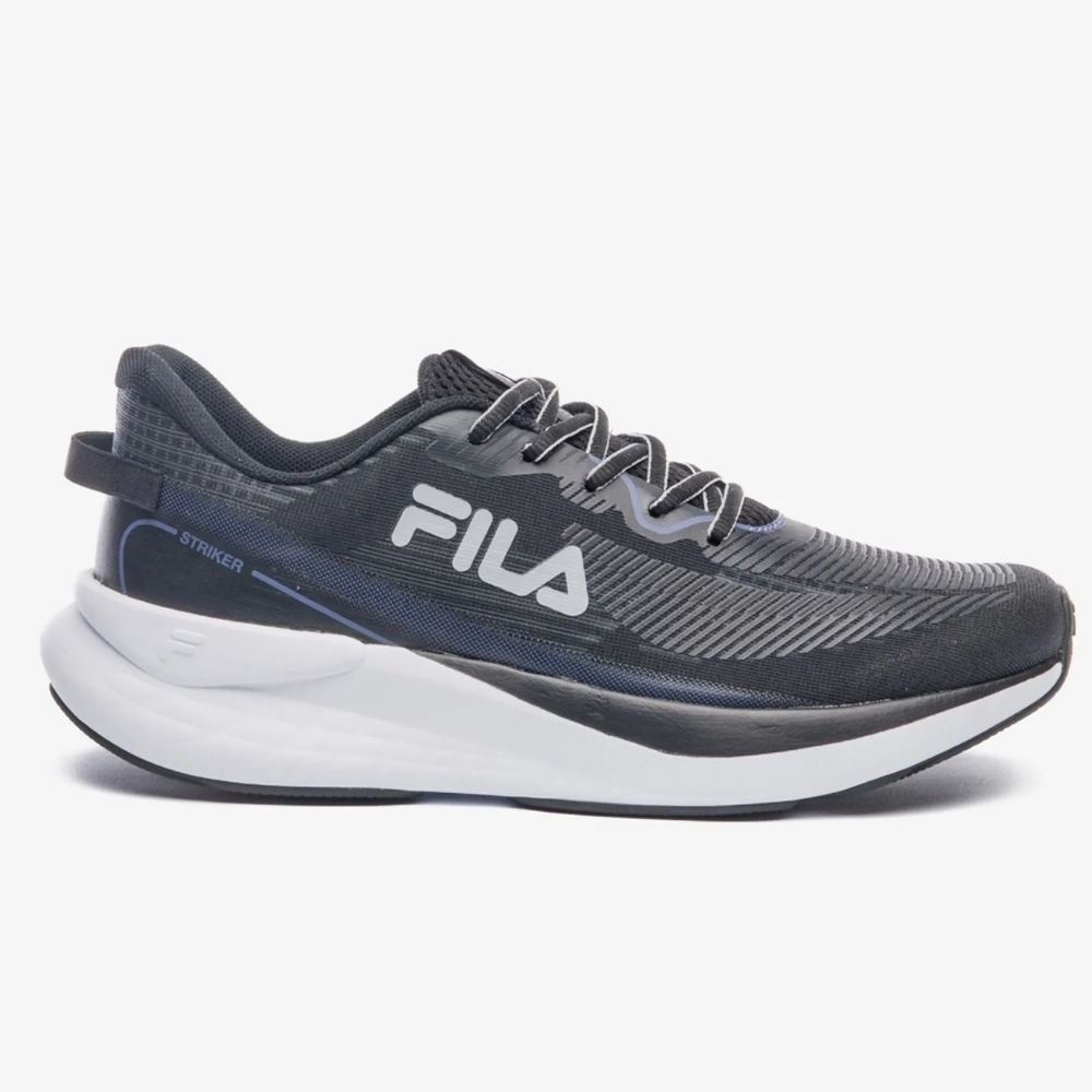 Tênis Esportivo Masculino Striker Preto Azul Fila F01R00194-7067
