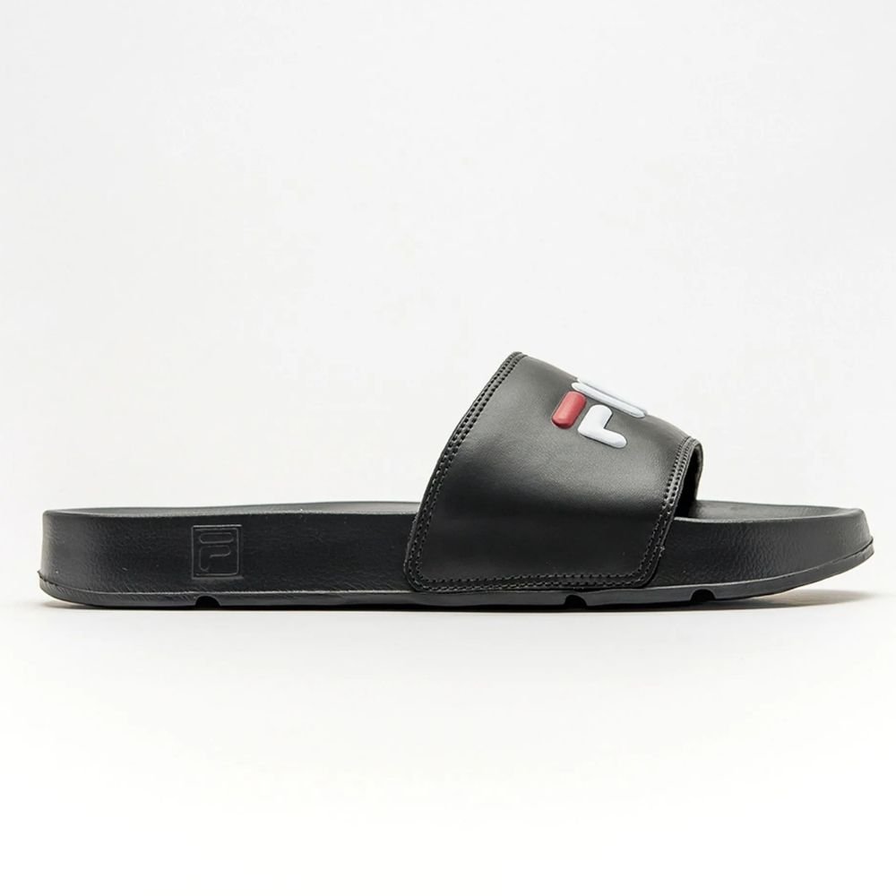 Chinelo Slide Masculino Drifter Basic Preto Branco Vermelho Fila 11A017X-397