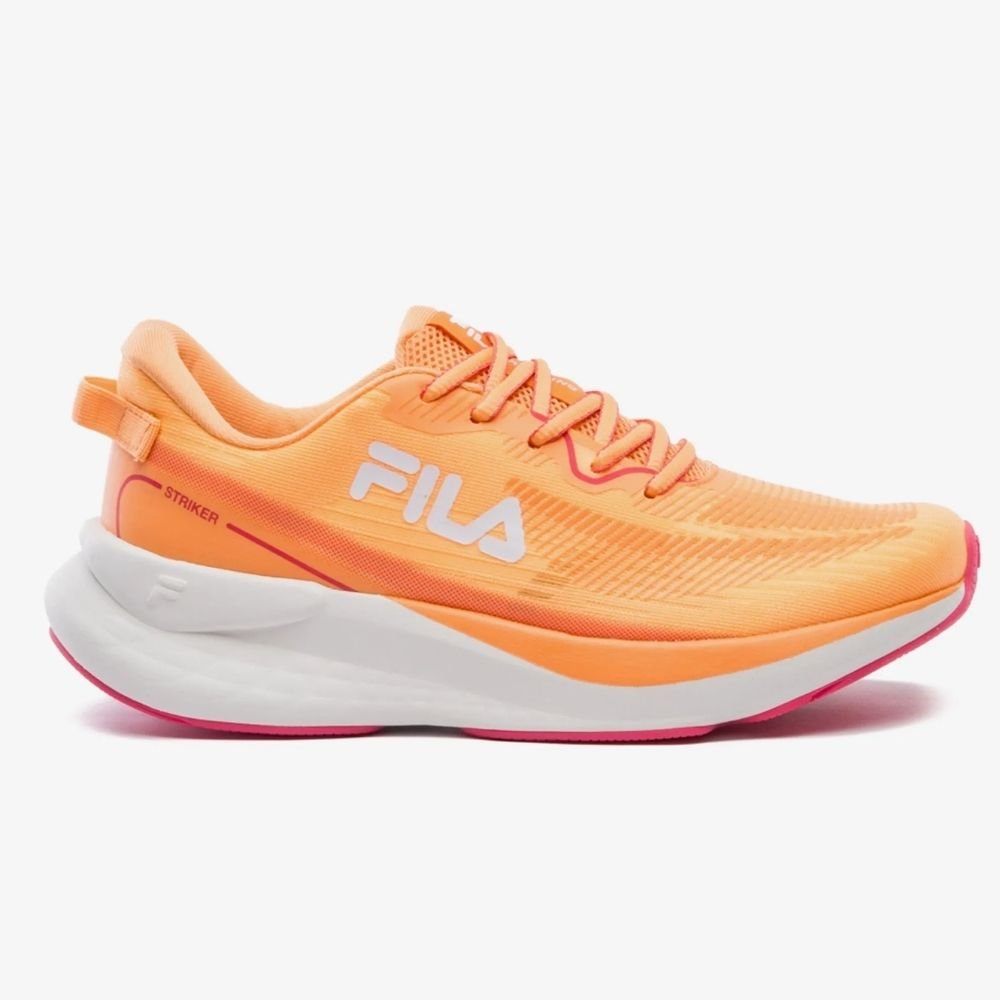 Tênis Esportivo Feminino Striker Laranja Rosa Fila F02R00197-7071