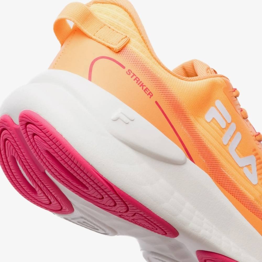 Tênis Esportivo Feminino Striker Laranja Rosa Fila F02R00197-7071 Laranja 4