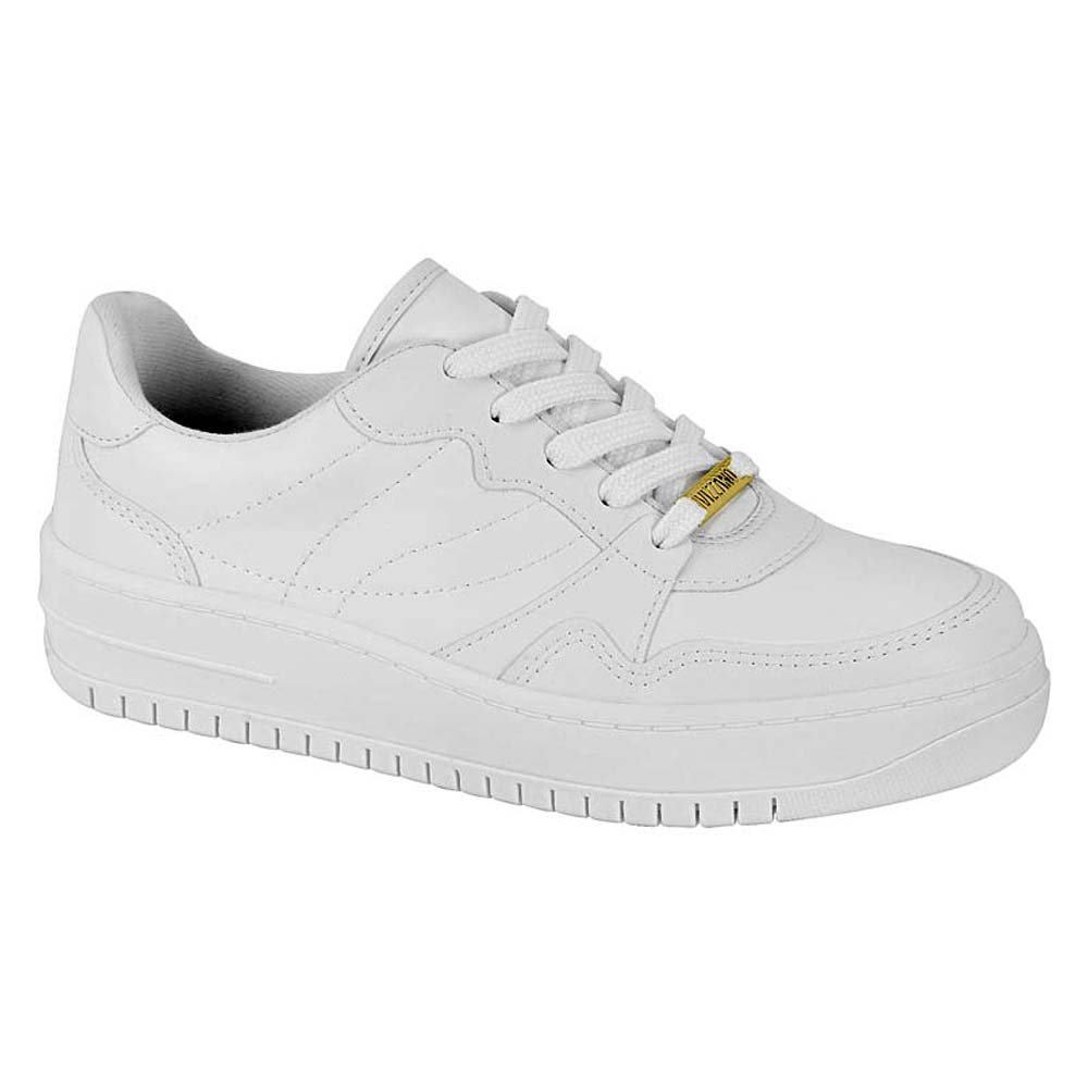 Tênis Feminino Casual Pelica Branco Vizzano 1389.101