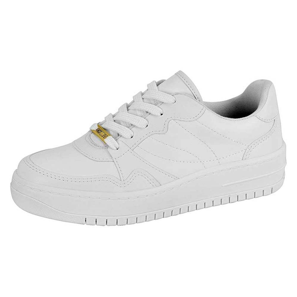 Tênis Feminino Casual Pelica Branco Vizzano 1389.101 Branco 2