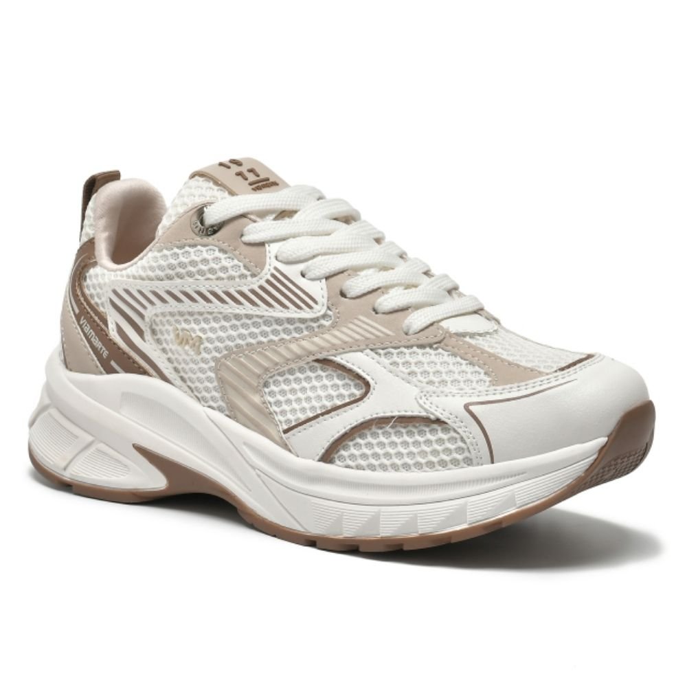 Tênis Casual Feminino Toffee Multi Via Marte 240-010-08 Branco 3