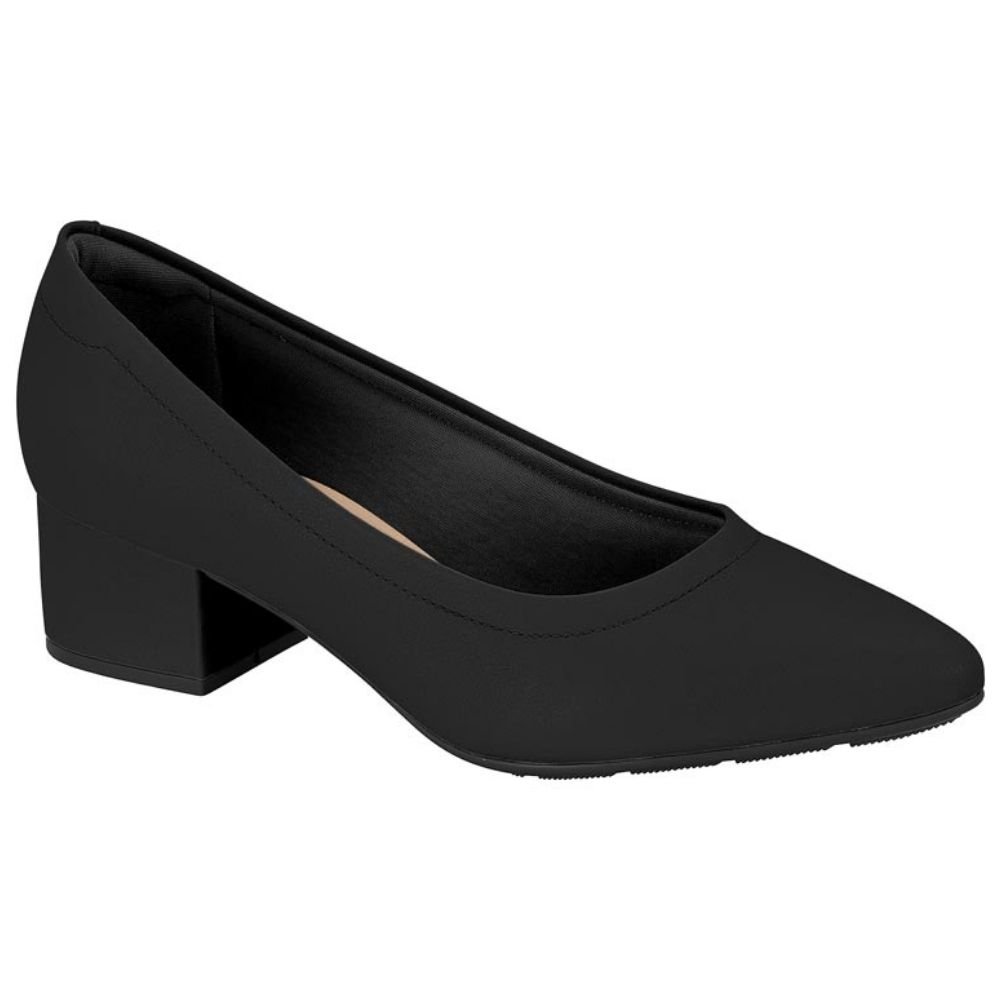 Scarpin Feminino Salto Bloco Preto Modare 7340.123