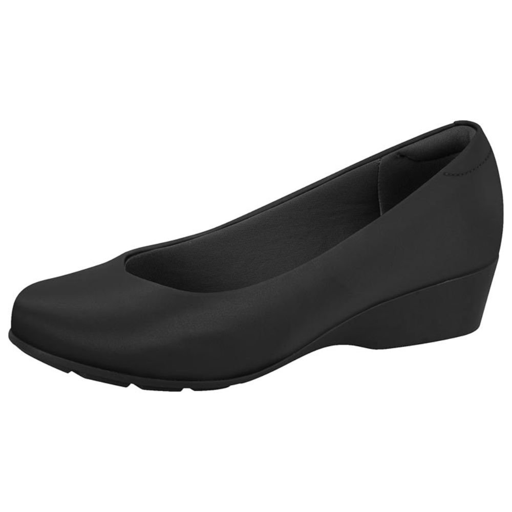 Sapato Social Feminino Anabela Preto Modare 7014.200 Preto 2