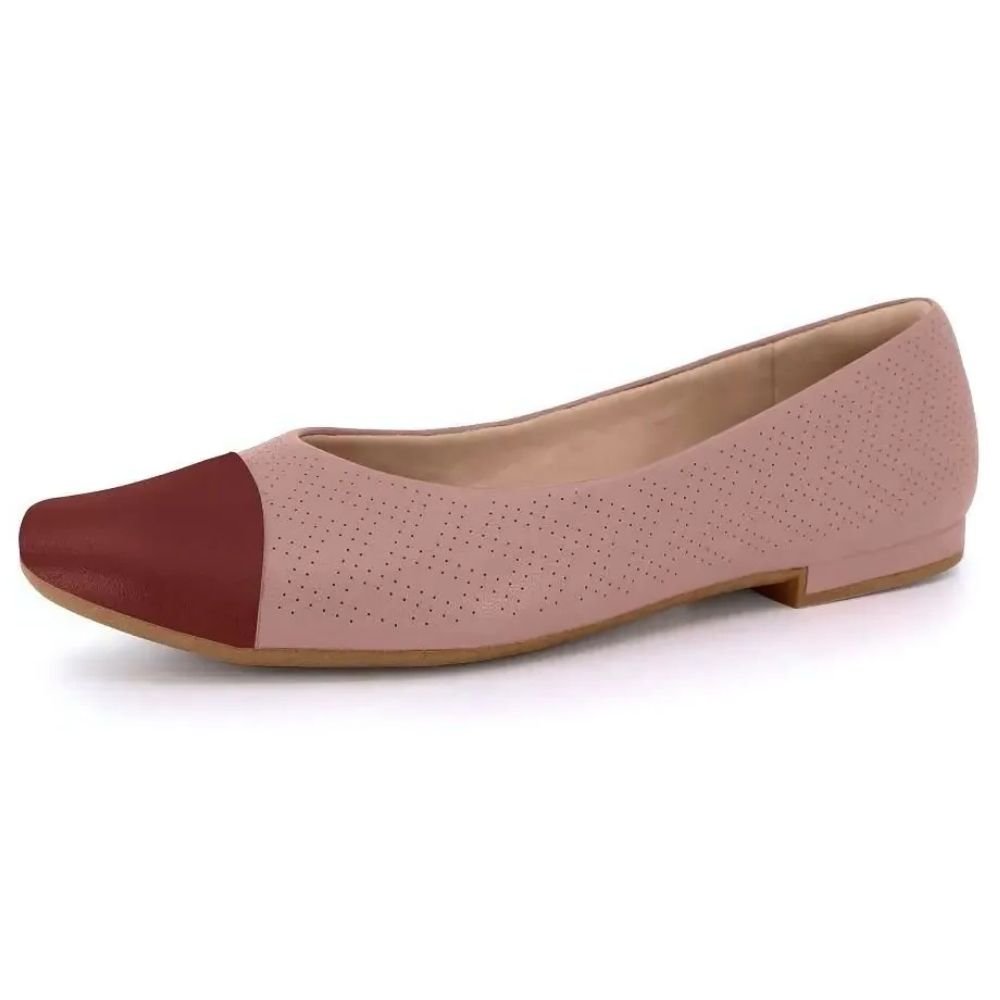 Sapatilha Feminina Laser Antik Usaflex MM0102 Rosa 2