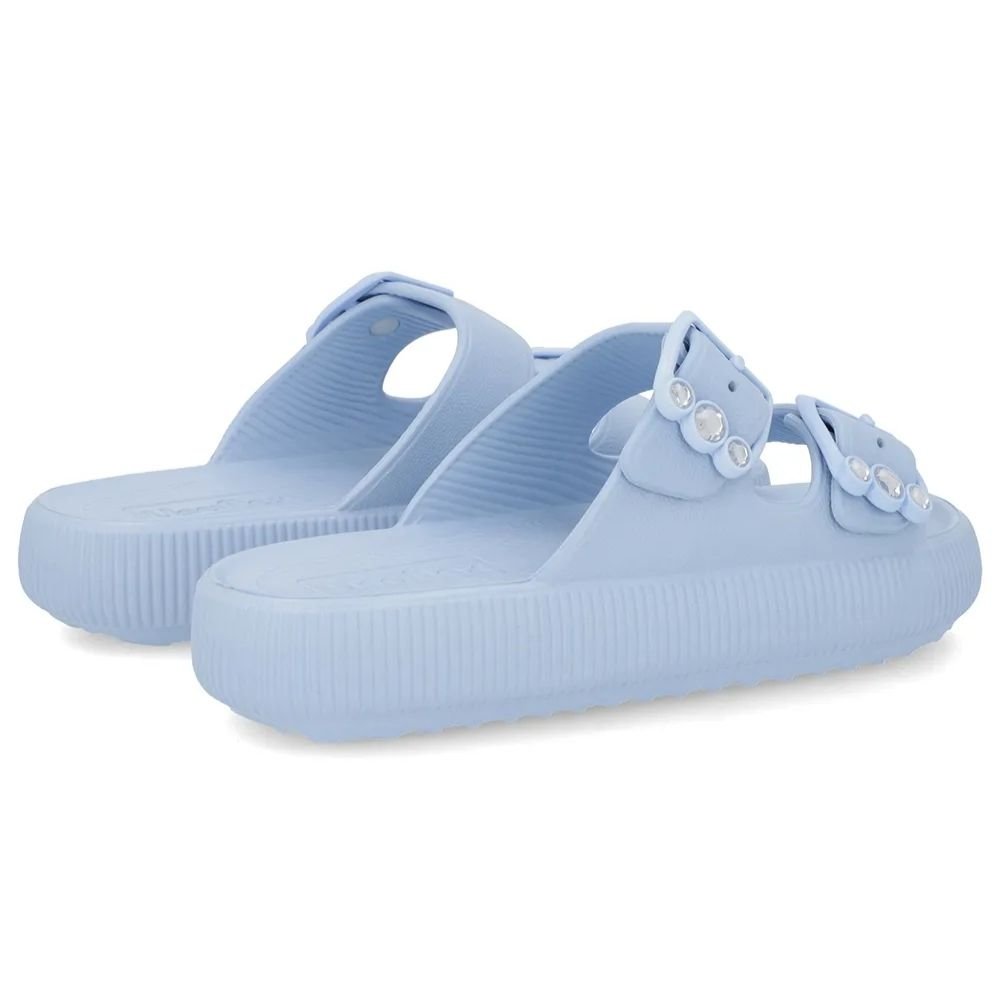 Chinelo Slide Poofy Plataforma EVA Azul Ceu Usaflex AL4401 Azul 4