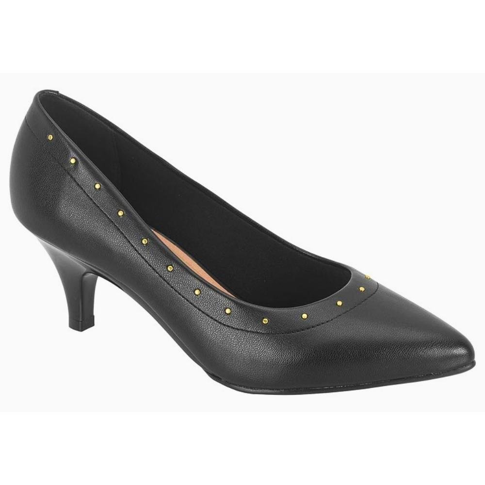 Scarpin Feminino Napa Preto Beira Rio 4076.1316