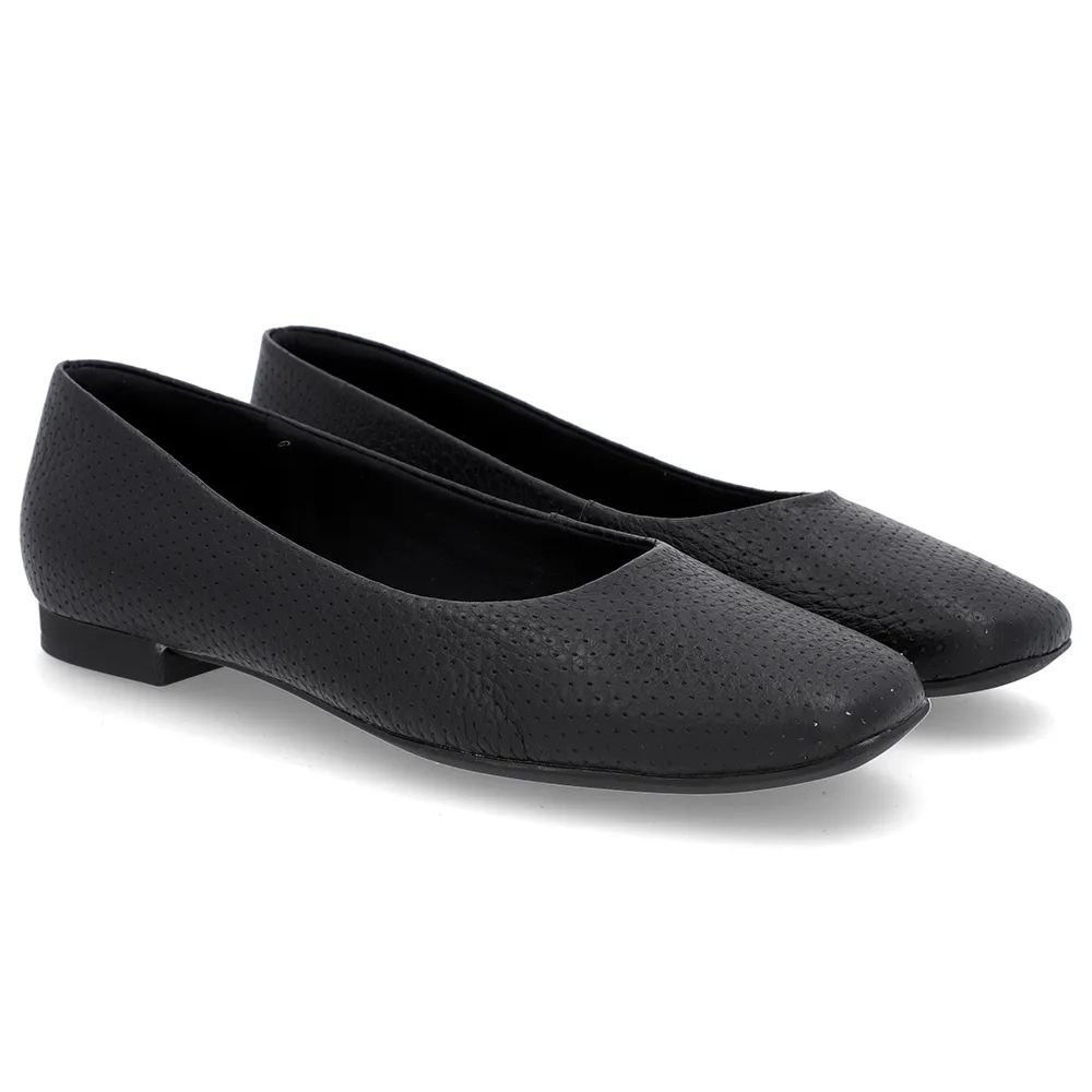 Sapatilha Feminina Couro Preto Usaflex AG40026 Preto 3