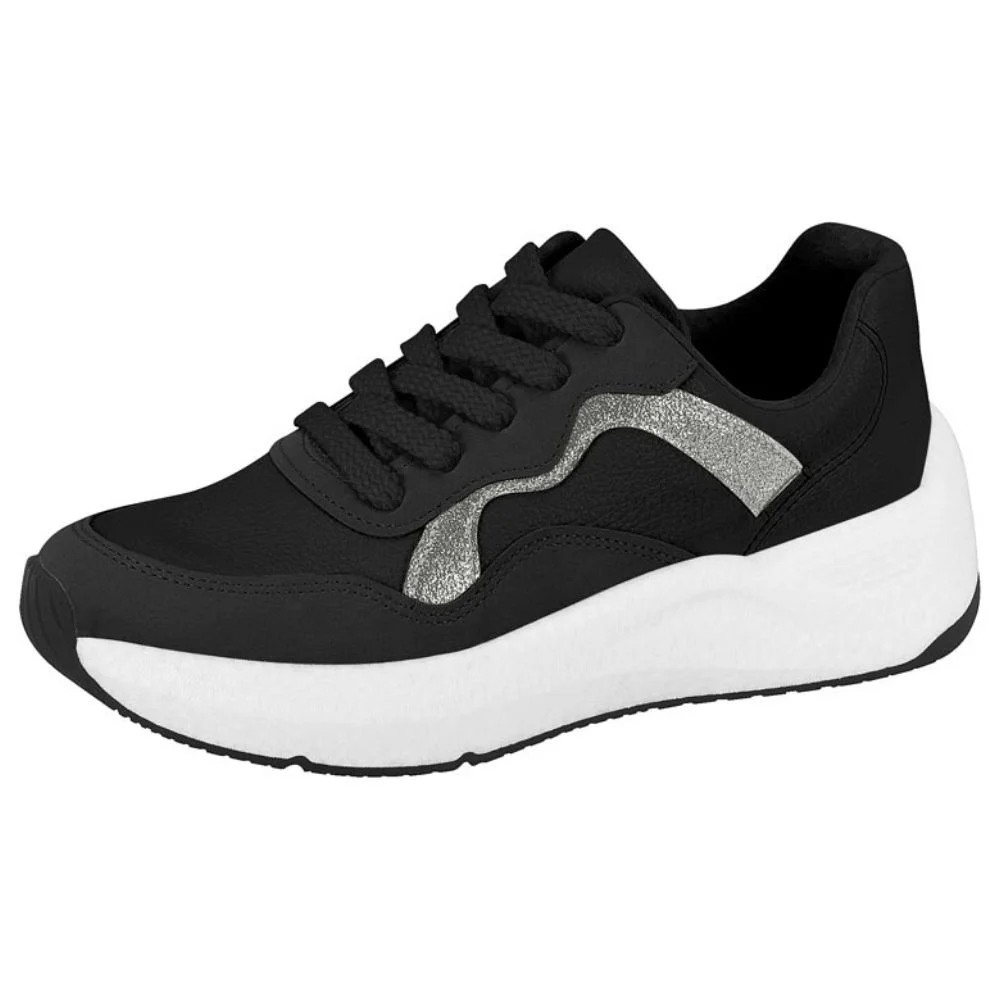 Tênis Casual Feminino Jogging Preto Grafite Beira Rio 4327.102 Preto 2