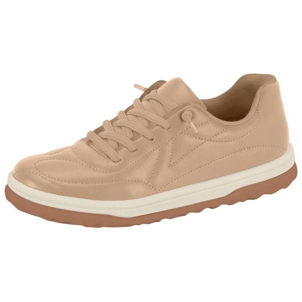Tênis Casual Feminino Bege Beira Rio 4333.200 Bege 2