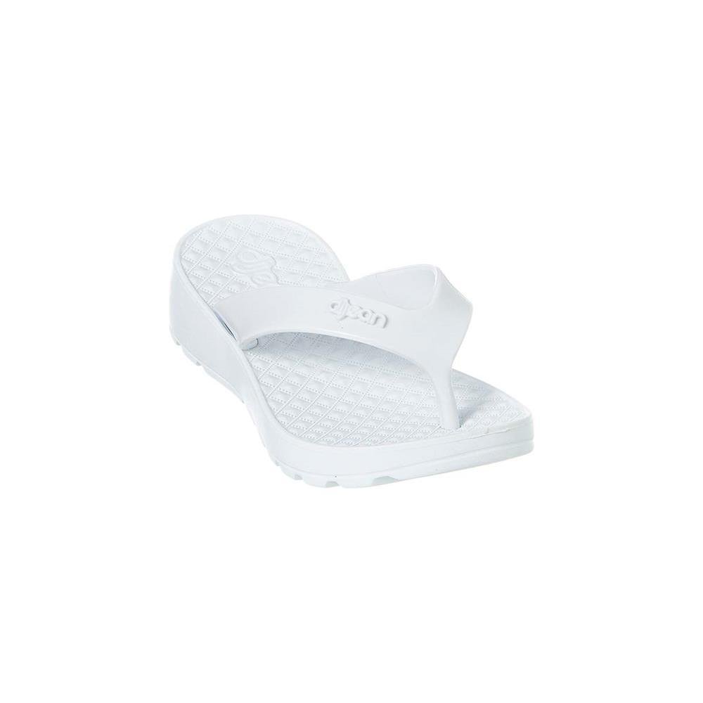 Chinelo Infantil Menina Dijean Tiras Largas Conforto Branco 1