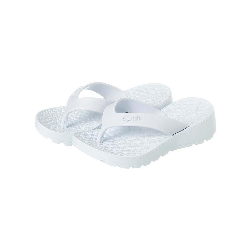 Chinelo Infantil Menina Dijean Tiras Largas Conforto Branco 5