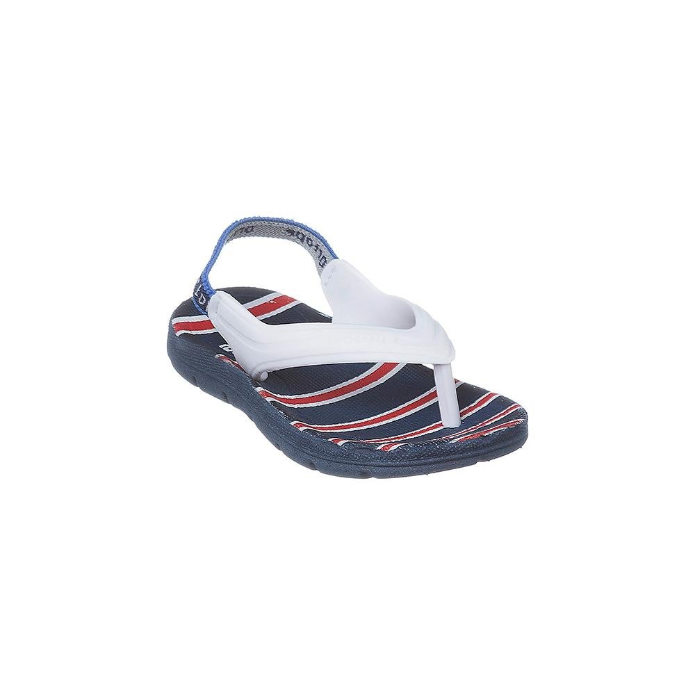 Chinelo Menino Infantil Ortopé Liso Elástico Conforto Branco 1