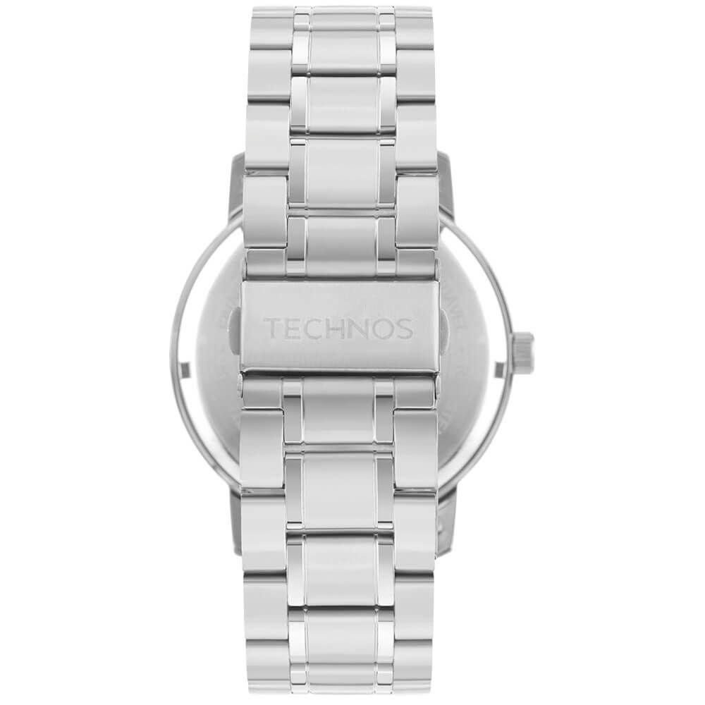 Relógio Technos Masculino Classic 2115NBG/1K. Prata/Dourado 3