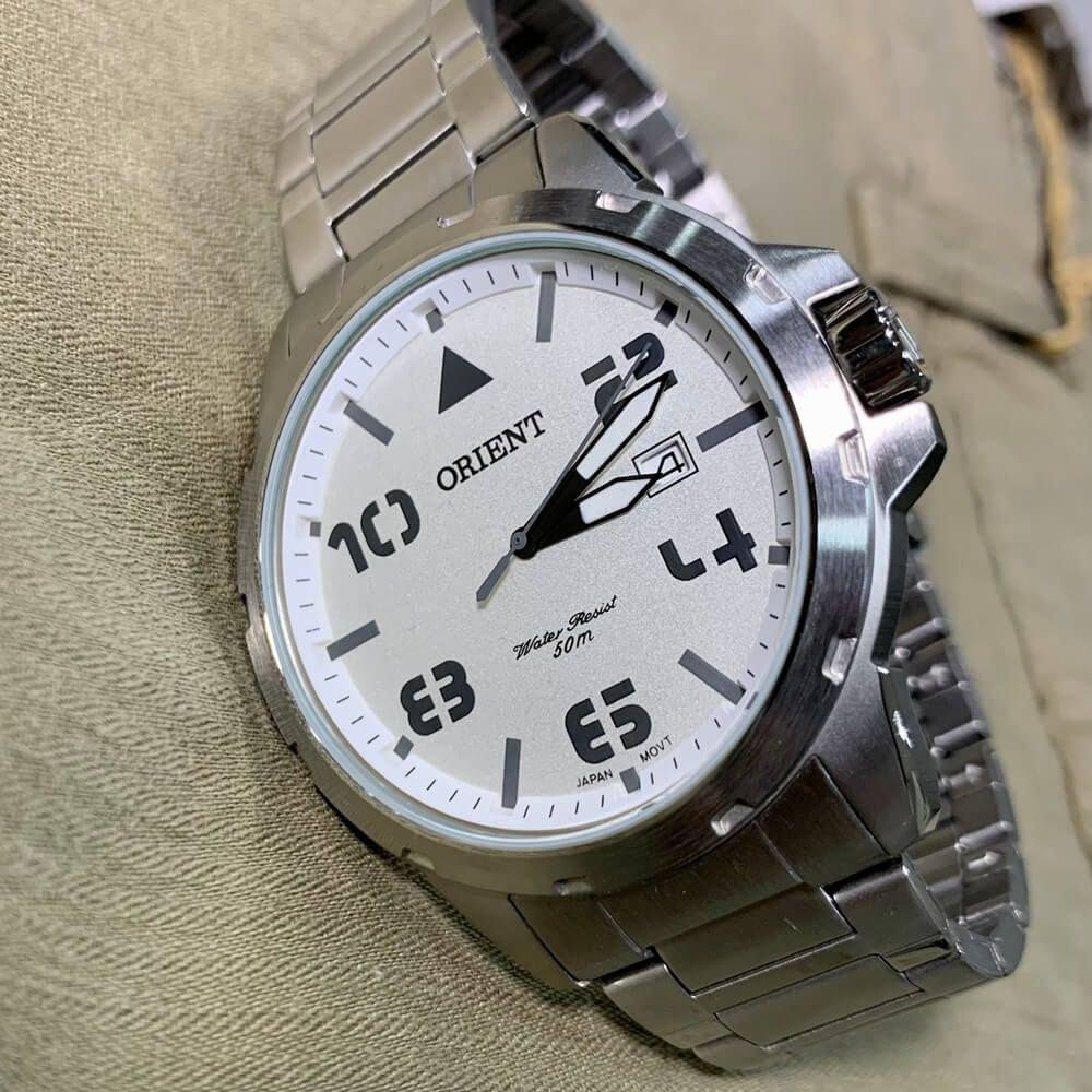 Relógio Orient Masculino MBSS1195A S2SX. Prata 4