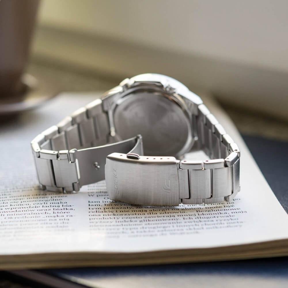 Relógio Casio Edifice Masculino EFV-C110D-1A3VDF Prata 5