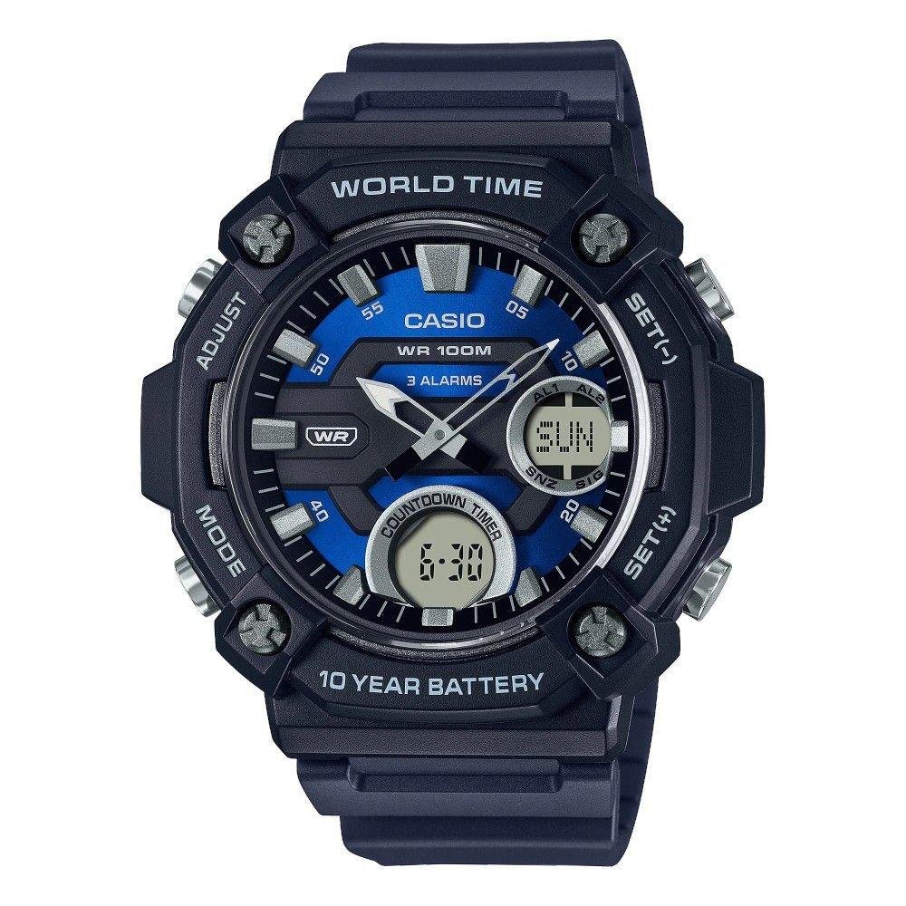 Relógio Casio Masculino Standard AEQ-120W-2AVDF. Azul 1
