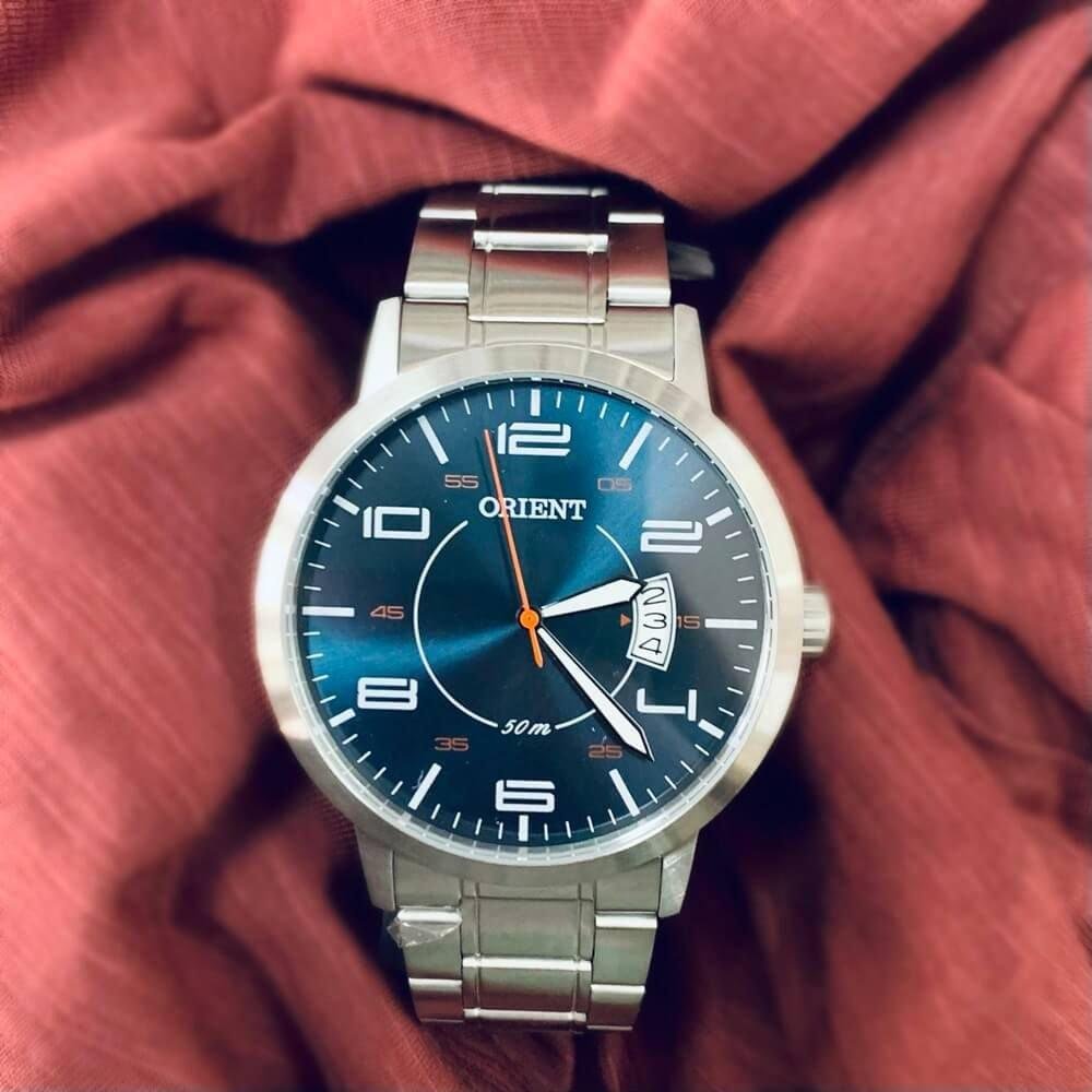 Relógio Orient Masculino MBSS1381 D2SX Prata 4
