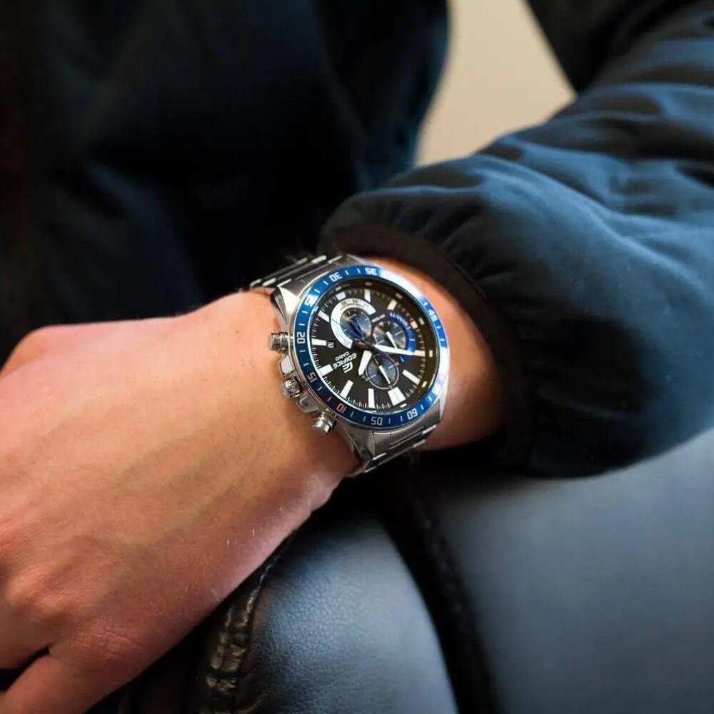 Relógio Casio Edifice Masculino EFV-620D-1A2VUDF Prata 6