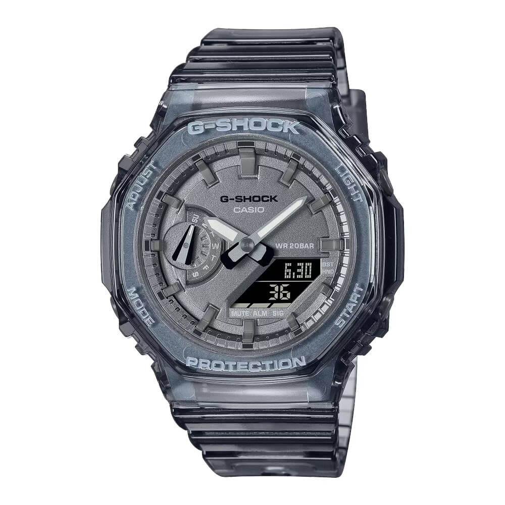 Relógio Casio Feminino G-Shock GMA-S2100SK-1ADR Skeleton Prata 1