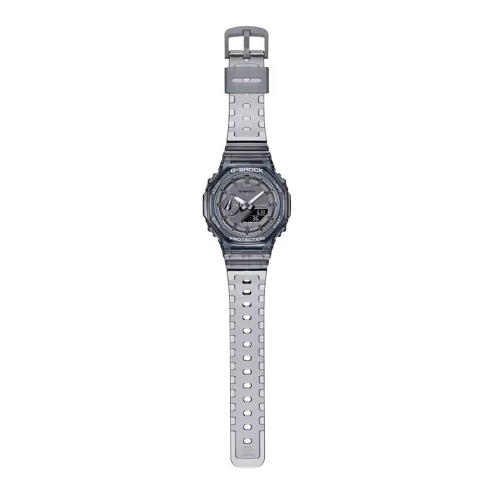 Relógio Casio Feminino G-Shock GMA-S2100SK-1ADR Skeleton Prata 3